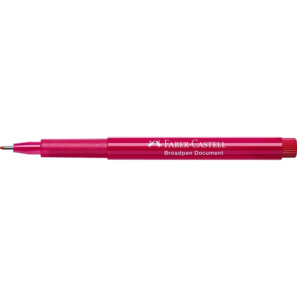 FABER-CASTELL ΜΑΡΚΑΔΟΡΟΣ ΓΡΑΦΗΣ BROADPEN ΚΟΚΚΙΝΟ