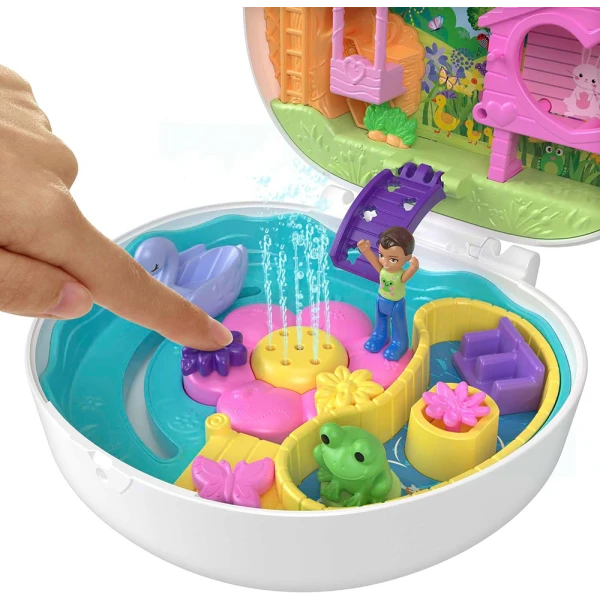 POLLY POCKET Ο ΚΟΣΜΟΣ ΤΗΣ POLLY - ΣΕΤΑΚΙ FLOWER GARDEN BUNNY