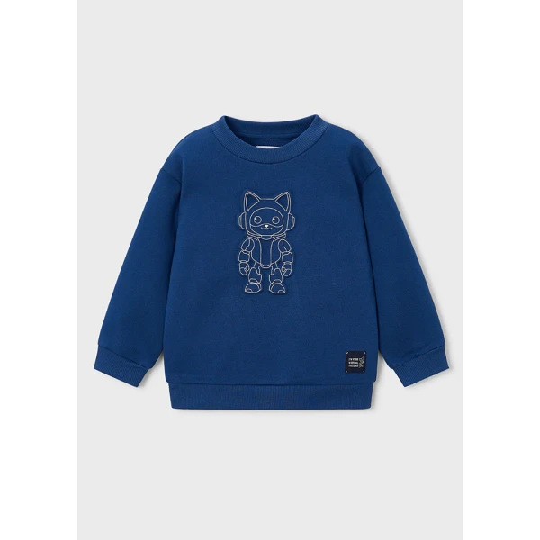 MAYORAL FLEECE EMBOSSED BLUE DARK