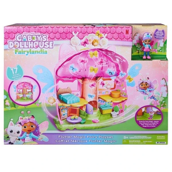 GABBY\'S DOLLHOUSE FAIRYLANDIA ΣΕΤ ΠΑΙΧΝΙΔΙΟΥ FLUTTER MAGIC FAIRY
