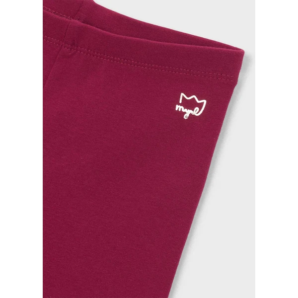 MAYORAL BASIC STRETCH JERSEY LEGGINGS CHERRY