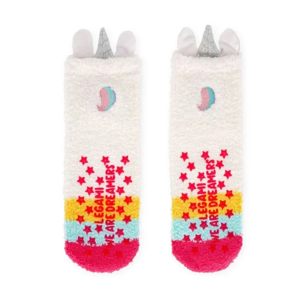 LEGAMI KIDS NON-SLIP SOCKS IT\'S A MATCH - UNICORN