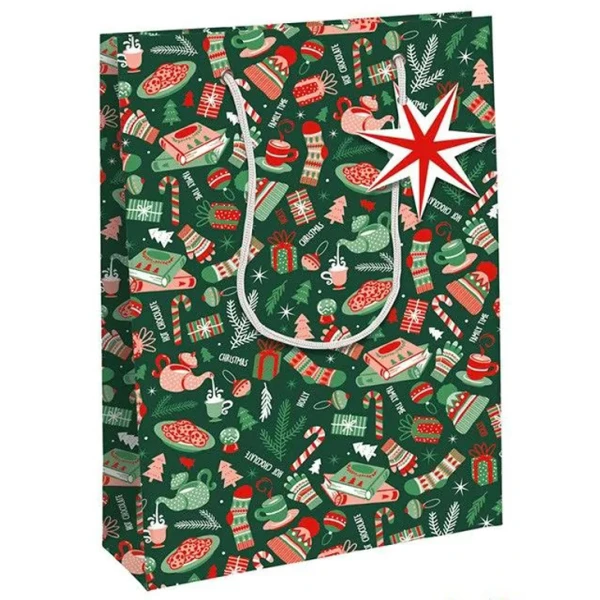 CHRISTMAS GIFT BAG 26.5X14X33 cm XMAS COSY
