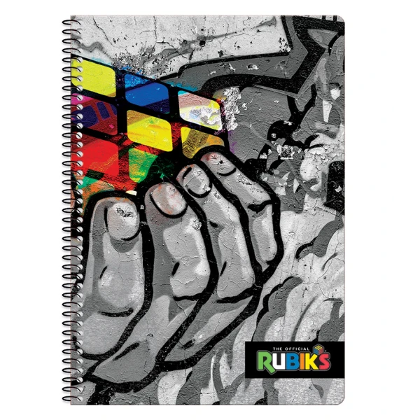 ΤΕΤΡΑΔΙΟ ΣΠΙΡΑΛ 2 ΘΕΜΑΤΑ 17Χ25 εκ. RUBIKS - 3 ΣΧΕΔΙΑ