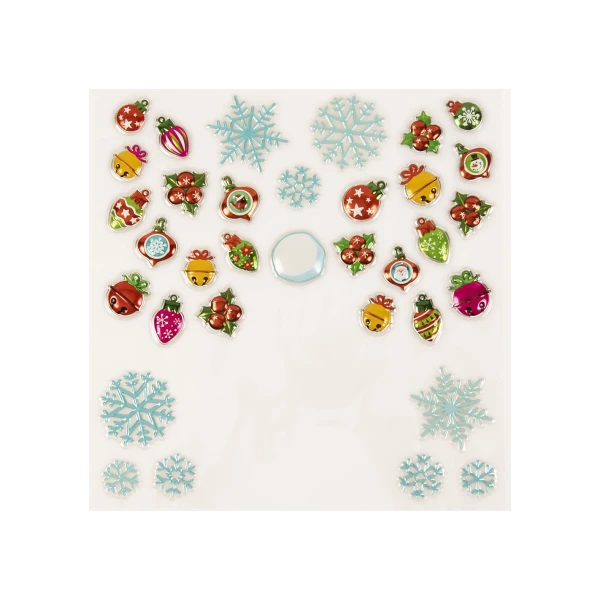 CHRISTMAS WALL DECORATIVE CALENDAR 30.5X31.5 cm - 2 DESIGNS