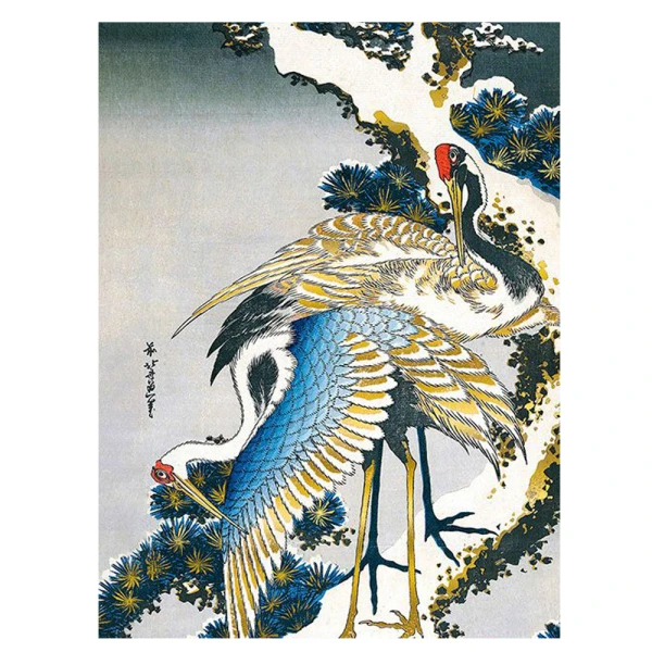 LE MUSEE COLLECTION ΤΕΤΡΑΔΙΟ ΚΑΡΦΙΤΣΑ Α5 ΡΙΓΕ HOKUSAI GRUES