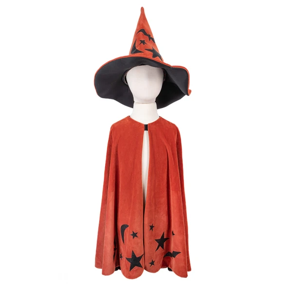 ΣΤΟΛΗ ΚΑΠΑ ΠΟΡΤΟΚΑΛΙ ΜΕ ΚΑΠΕΛΟ HALLOWEEN
