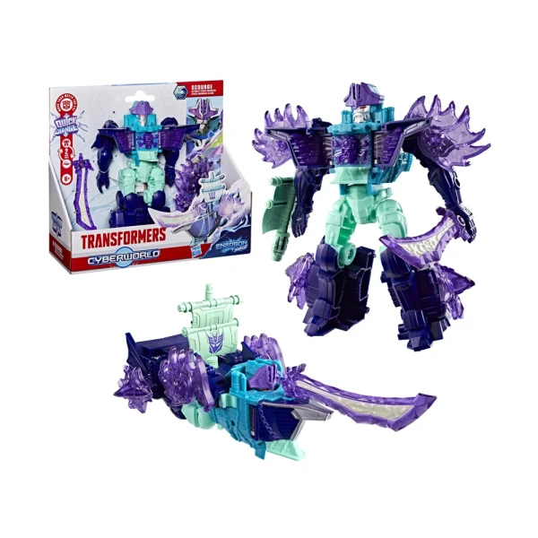 TRANSFORMERS ΦΙΓΟΥΡΑ CYBERWORLD ULTIMATE SCOURGE PIRATE SHIP