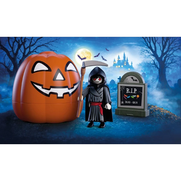 PLAYMOBIL HALLOWEEN ΧΑΡΟΣ ΜΕ ΔΡΕΠΑΝΙ