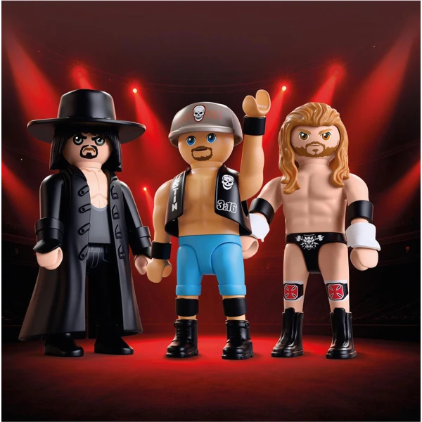 PLAYMOBIL WWE® ΤΡΕΙΣ ΠΑΛΑΙΣΤΕΣ ΤΗΣ ATTITUDE ERA