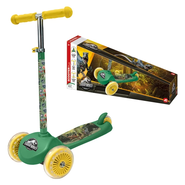 AS ΠΑΙΔΙΚΟ SCOOTER PLUS ΜΕ 3 ΡΟΔΕΣ JURASSIC WORLD ΓΙΑ 3+ ΧΡΟΝΩΝ