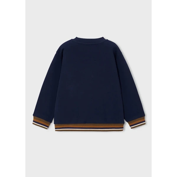 MAYORAL FLEECE EMBROIDERY BLUE DARK