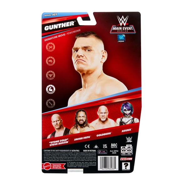 WWE BASIC ACTION FIGURE GUNTHER