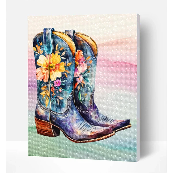 SPLAT PLANET ΣΕΤ DIAMOND PAINTING ΣΕ ΚΑΜΒΑ ΜΕ ΤΕΛΑΡΟ 30Χ40 εκ. BOOTIFUL BLOOMS