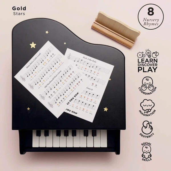 LE TOY VAN ΞΥΛΙΝΟ ΠΑΙΧΝΙΔΙ GRAND PIANO