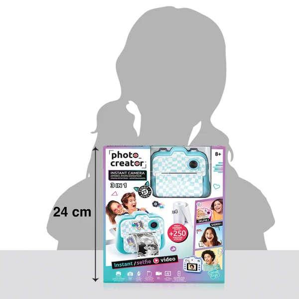 PHOTO CREATOR INSTANT CAMERA - 4COLOURS