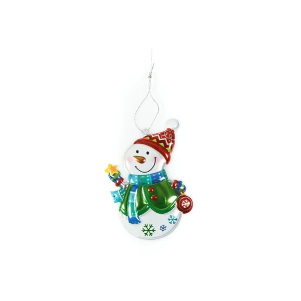 CHRISTMAS ORNAMENT METALLIZE POP UP 30X10 cm - 3 DESIGNS