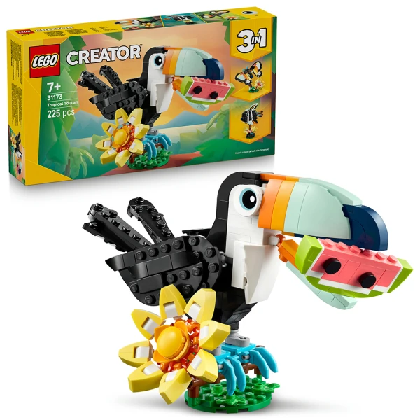 LEGO® CREATOR ΑΓΡΙΑ ΖΩΑ: ΤΡΟΠΙΚΟ ΤΟΥΚΑΝ
