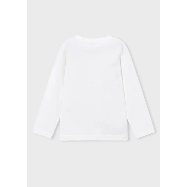 MAYORAL T-SHIRT ΜΑΚΡΥΜΑΝΙΚΟ ΚΕΝΤΗΤΟ ΚΡΕΜ