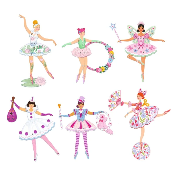 DJECO CONSTRUCTION BALLERINA MARIONETS