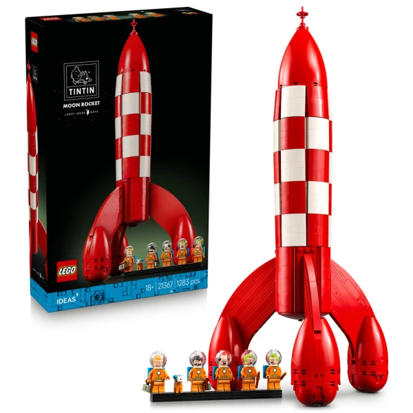 LEGO® IDEAS ΣΕΛΗΝΙΑΚΟΣ ΠΥΡΑΥΛΟΣ TINTIN®