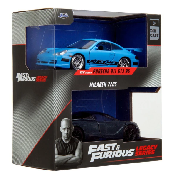 JADA F&F LEGACY SERIES 1:32 PORSCHE 911 GT3 RS ΚΑΙ McLAREN 720S