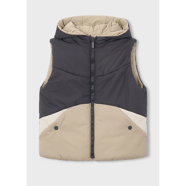 MAYORAL VEST REVERSIBLE  BEIGE