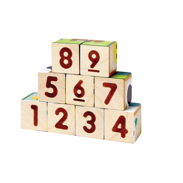 PLAN TOYS ΞΥΛΙΝΟ ΠΑΖΛ ΜΕ ΚΥΒΟΥΣ
