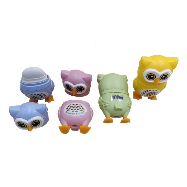 ΞΥΣΤΡΑ 2 ΣΕ 1 OWL SHARP\'N\'ERASE - 4 ΧΡΩΜΑΤΑ