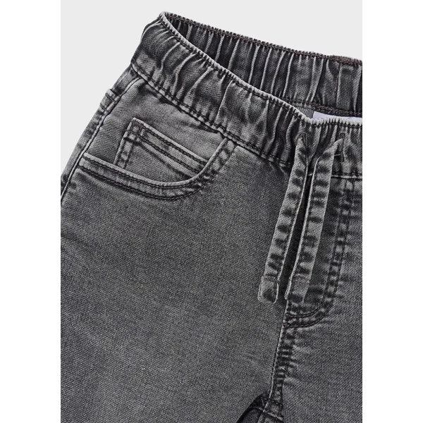 MAYORAL PANTS SOFT DENIM JOGGER  GREY