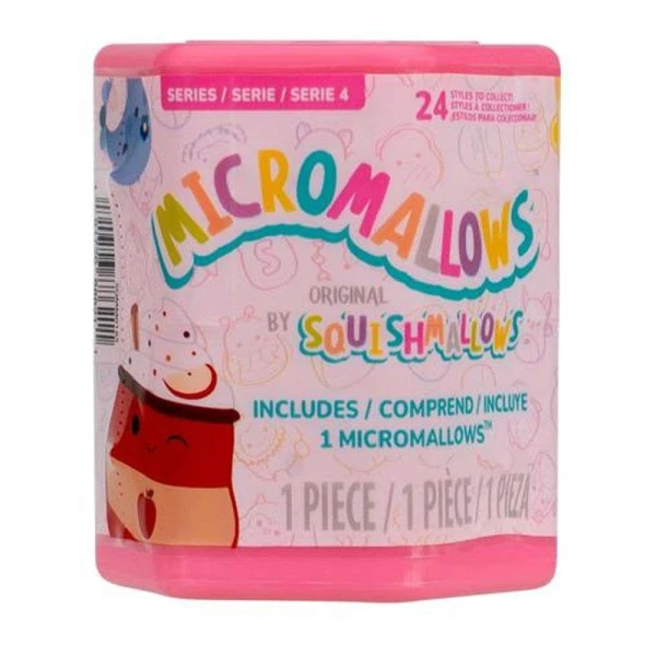 MICROMALLOWS W4 ΛΟΥΤΡΙΝΟ ΕΚΠΛΗΞΗ 6 εκ. SQUISHMALLOWS ΣΕ ΚΑΨΟΥΛΑ