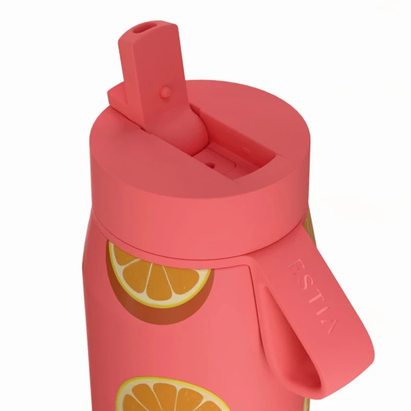 ESTIA HOME ART ΘΕΡΜΟΣ PULSE SAVE THE AEGEAN 500ml ORANGE POP