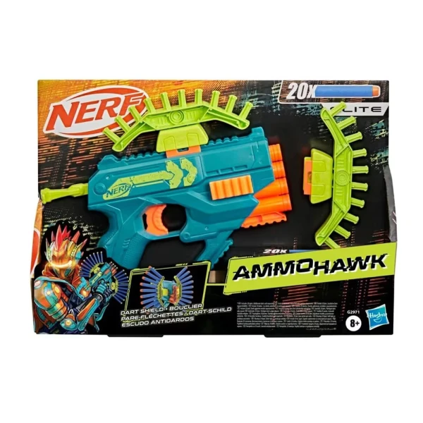 NERF REBEL OPS AMMOHAWK BLASTER