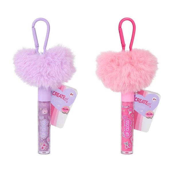 CREATE IT! LIP GLOSS ΜΕ ΠΟΜ ΠΟΜ - 2 ΧΡΩΜΑΤΑ