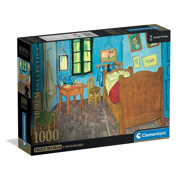 CLEMENTONI PUZZLE MUSEUM VAN GOGH VAN GOGH THE BEDROOM IN ARLES 1000 pcs.