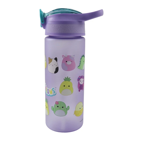 ΠΛΑΣΤΙΚΟ ΠΑΓΟΥΡΙ 600ml ΜΕ ΚΑΛΑΜΑΚΙ SQUISHMALLOWS