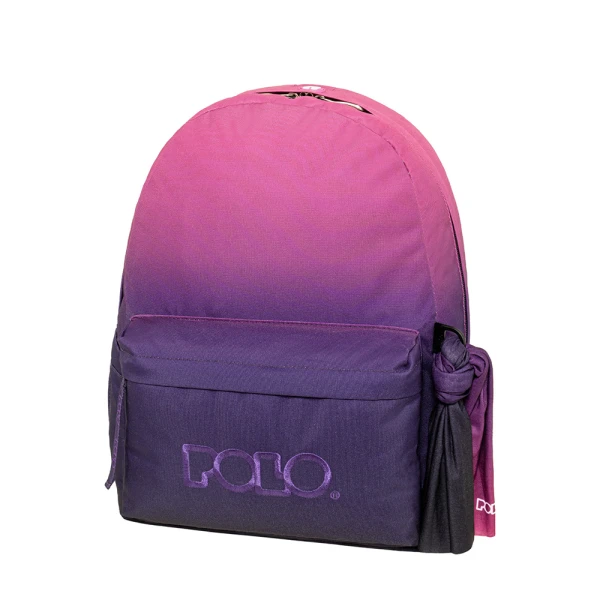 POLO 2026 ΣΑΚΙΔΙΟ ORIGINAL SCARF GRADIENT ΦΟΥΞΙΑ-ΜΩΒ
