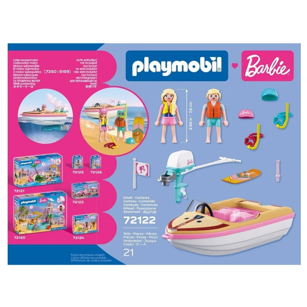 PLAYMOBIL X BARBIE SPEEDBOAT