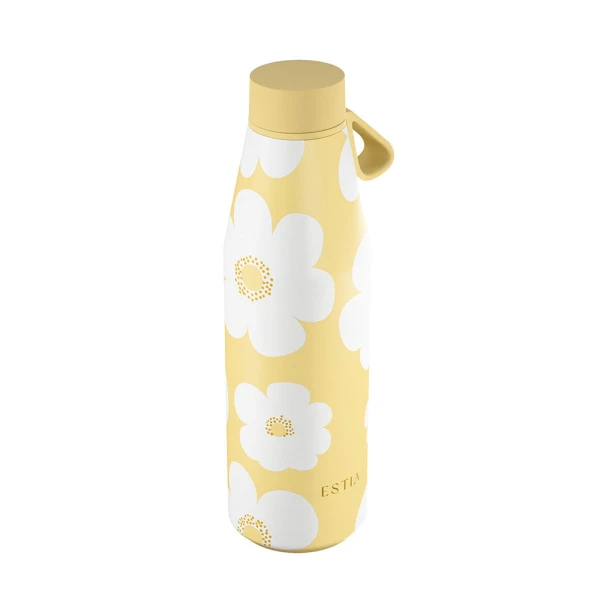 ESTIA HOME ART ΘΕΡΜΟΣ FLOW SAVE THE AEGEAN 500ml YELLOW DAISY