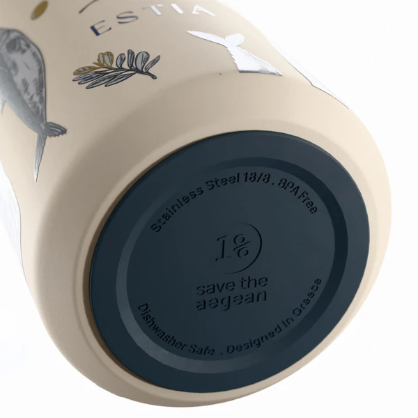 ESTIA HOME ART THERMOS LENS SAVE THE AEGEAN 360ml SALT LIFE