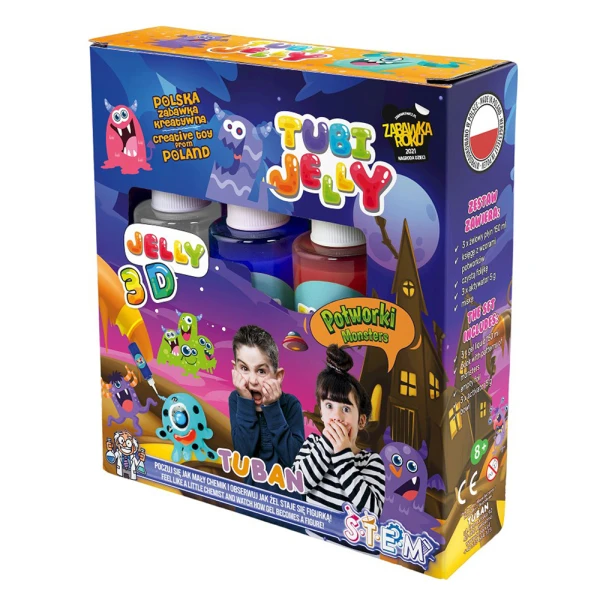 TUBAN ΣΕΤ TUBI JELLY ΤΕΡΑΤΑΚΙΑ ΓΙΑ ΔΗΜΙΟΥΡΓΙΑ 3D ΦΙΓΟΥΡΩΝ GEL