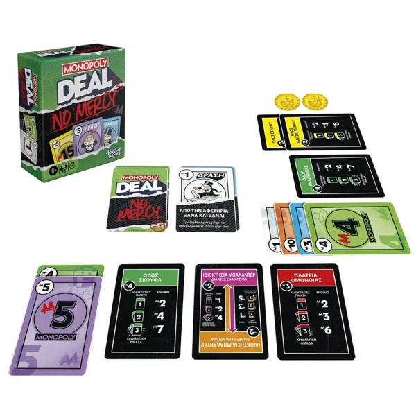 ΕΠΙΤΡΑΠΕΖΙΟ ΚΑΡΤΩΝ MONOPOLY DEAL NO MERCY
