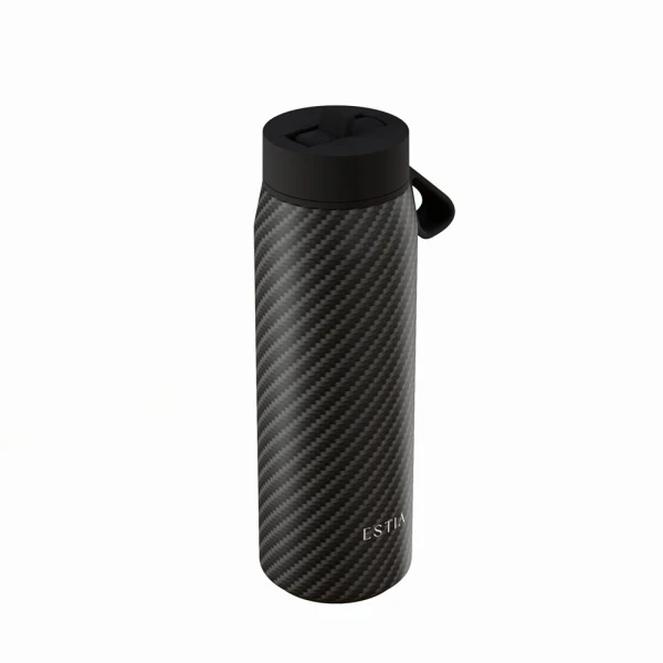 ESTIA HOME ART THERMOS PULSE SAVE THE AEGEAN 500ml CARBON FIBRE