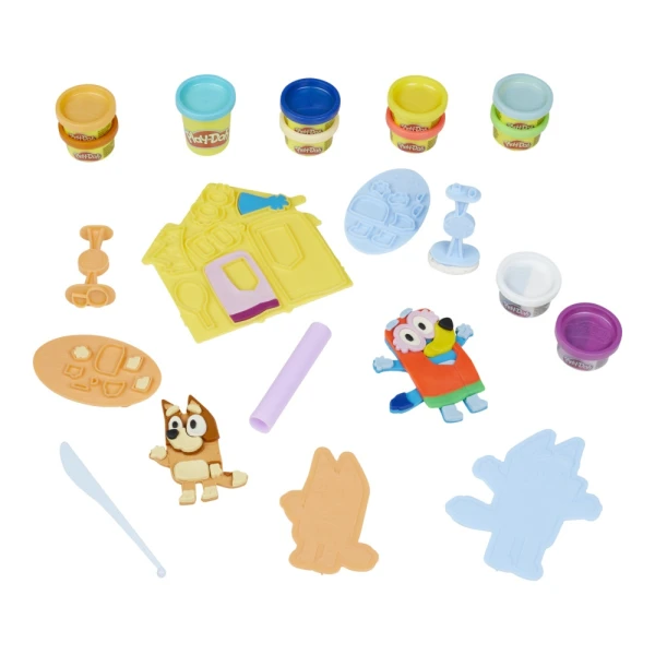 PLAY-DOH ΣΕΤ BLUEY MAKE AND MASH COSTUMES