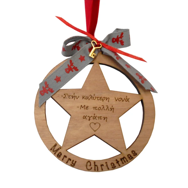 WOODEN LUCKY CHARM TO THE BEST GODMOTHER