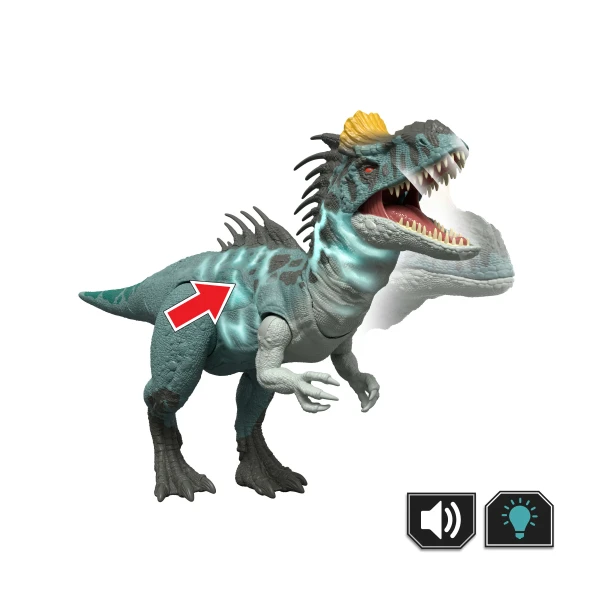 JURASSIC WORLD SURVIVAL WILD ROAR CRYOLOPHOSAURUS