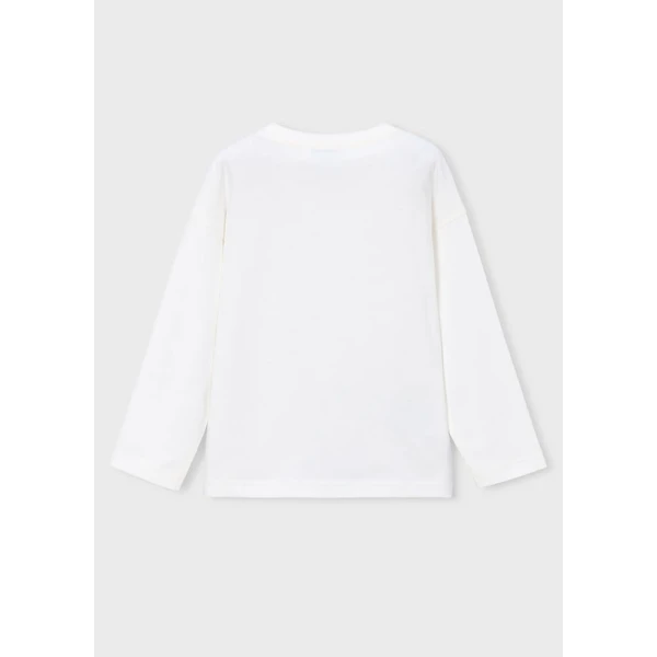 MAYORAL BLOUSE LONG SLEEVES SKATE CREAM