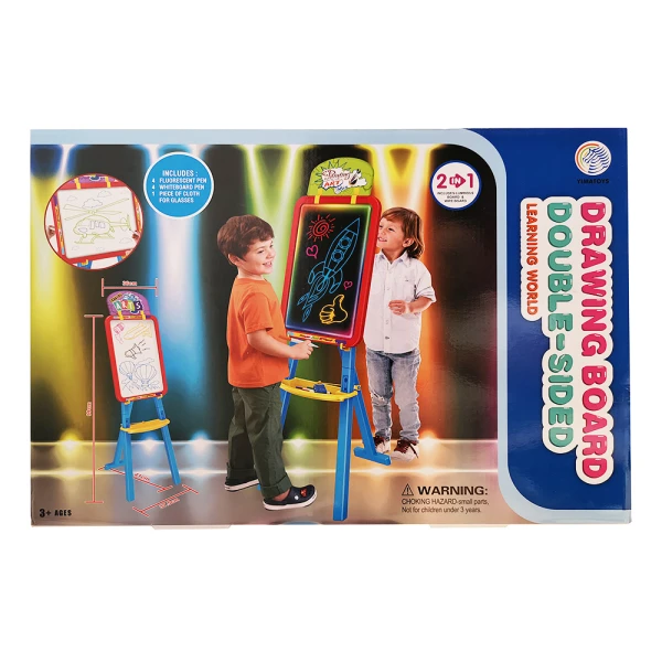 BLUE LED DOUBLE SIDE EASEL
