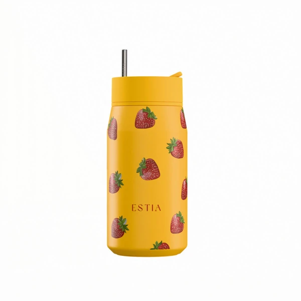 ESTIA HOME ART ΘΕΡΜΟΣ LENS SAVE THE AEGEAN 360ml BERRY BRIGHT