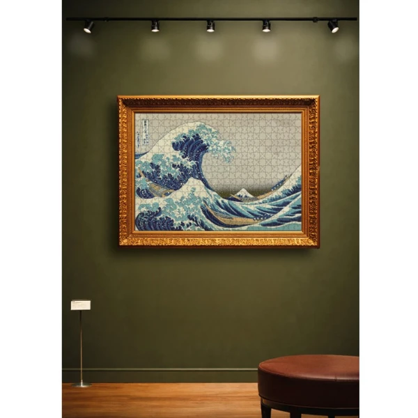 LISCIANI ΠΑΖΛ 500 τεμ. ΚΑΙ ΣΕΛΙΔΟΔΕΙΚΤΕΣ HOKUSAI THE GREAT WAVE